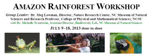 Amazon Rainforest Workshop - Summer 2013