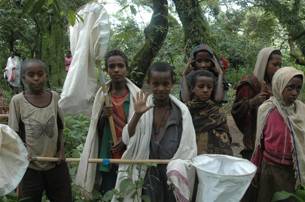 children_learn_insect_conservation_zhara_church_forest Children take on stewardship of their forest