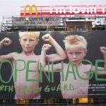img_5789 Billboards in downtown Copenhagen illustrate children linked to climate change