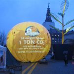 img_5799 Inflatable image of Earth used to illustrate one ton of carbon emissions